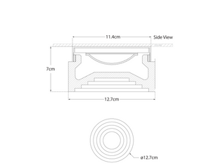 Plafon Otto Medium projektu Kelly Wearstler