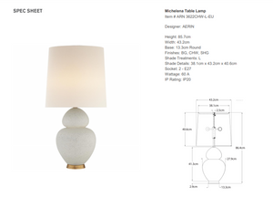 Lampa stołowa Aerin Michelena marki Visual Comfort