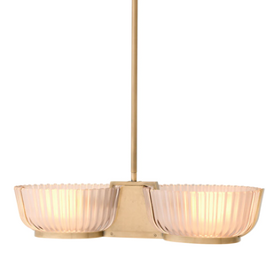 Artos Double chandelier by Eichholtz