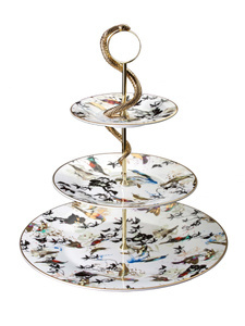 Roberto Cavalli Home Garden's Birds platter