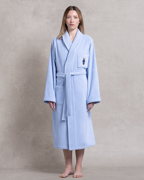 Ralph Lauren Home bathrobe from the Denim Bear collection