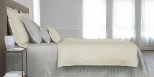 Decorative pillow by Yves Delorme, from the Triomphe (Pierre) collection