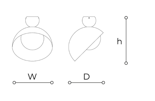 Aurora ceiling lamp by Italamp