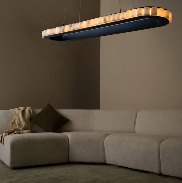 Avalon Oval chandelier by CTO Lighting