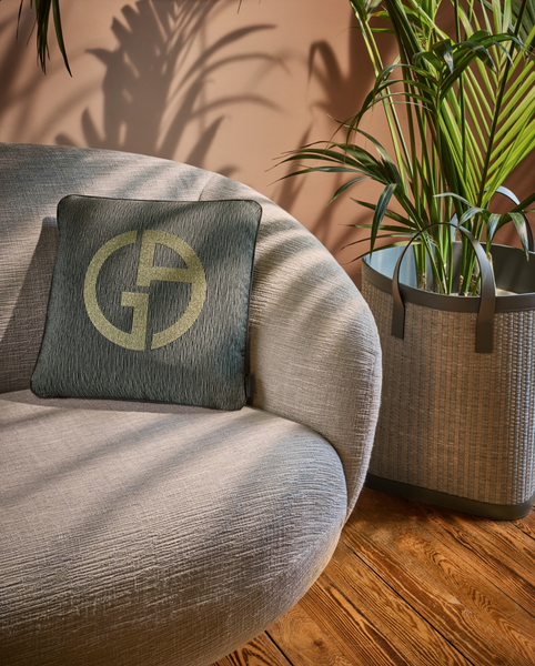 Armani Casa Janette decorative pillow (Anthracite)