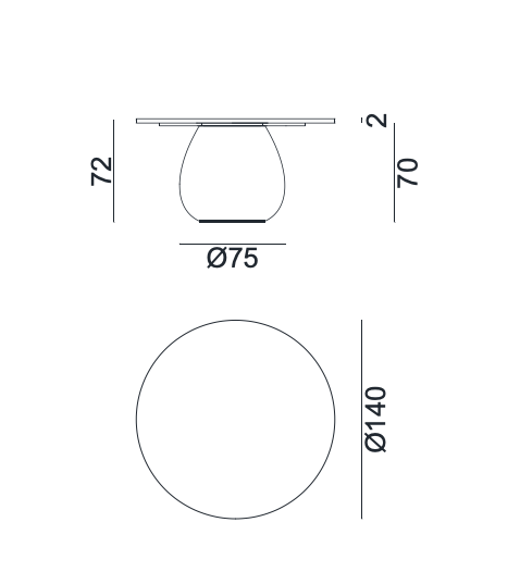 Next 232 table by Gervasoni 1882