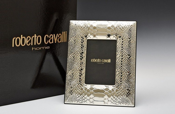 Roberto Cavalli Home Python Photo Frame (Silver)