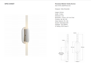 Kelly Wearstler Rousseau Medium wall lamp 