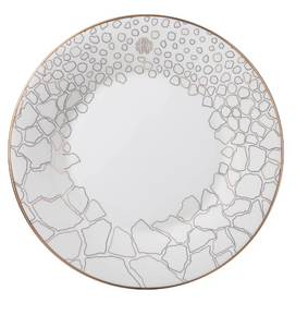 Roberto Cavalli Home dinner plate, from the Giraffa collection
