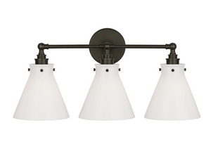 Parkington 24" Three Light wall lamp by Chapman & Myers