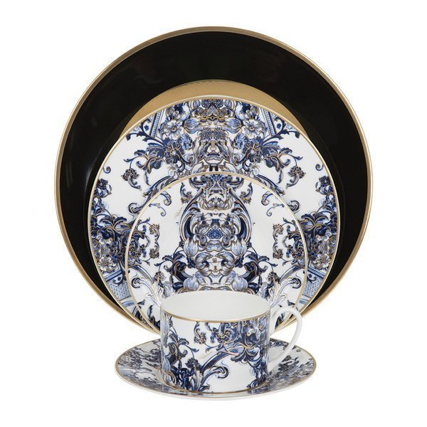 Talerz deserowy Roberto Cavalli Home, z kolekcji Azulejos