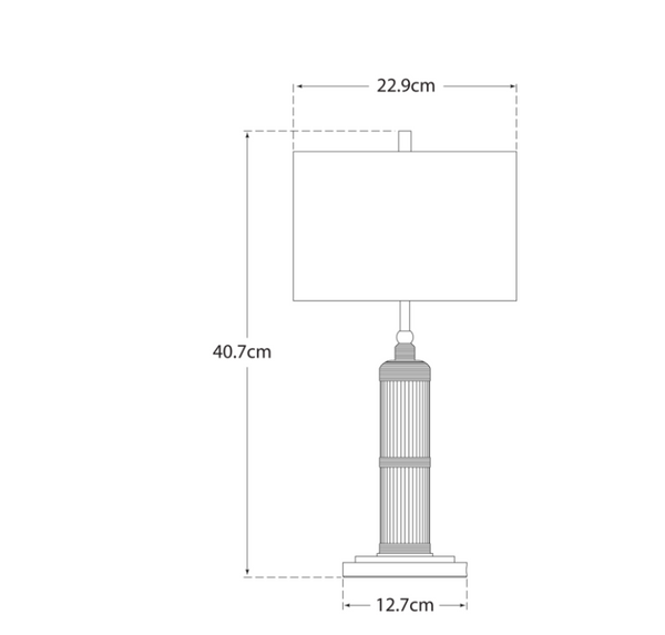 Lampa stołowa Thomas O'Brien Longacre Small marki Visual Comfort