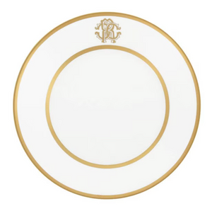 Talerz do zupy Roberto Cavalli Home, z kolekcji Silk (Gold)