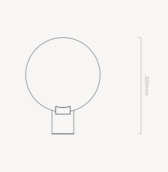 Nimbus wall lamp by CTO Lighting