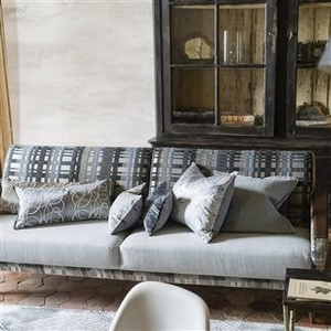 Poduszka dekoracyjna Designers Guild Brera Lino Zinc