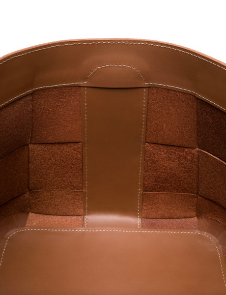 Hailey Large leather basket by Ralph Lauren Home