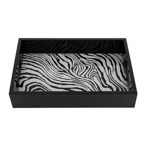 Roberto Cavalli Home tray, from the Zebrage collection (Small)
