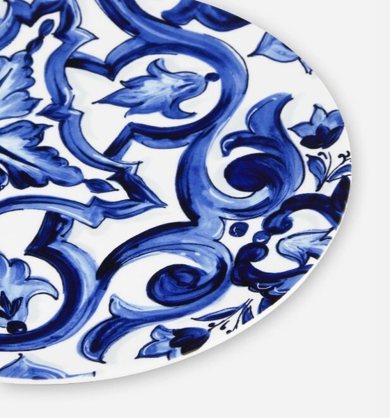 Półmisek, podtalerz porcelanowy Dolce&Gabbana, Blu Mediterraneo