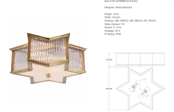 Plafon Alexa Hampton Sophia Small marki Visual Comfort