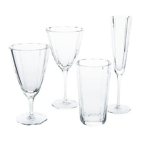 Ralph Lauren Home crystal water glass, from the Isabel collection