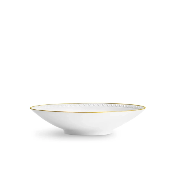 L'Objet soup plate, from the Neptune Gold Fillet collection