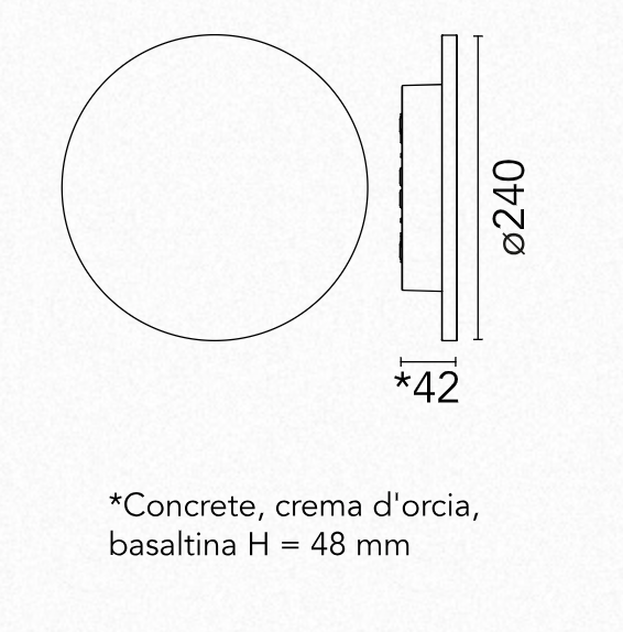 Camouflage garden façade lamp by Flos