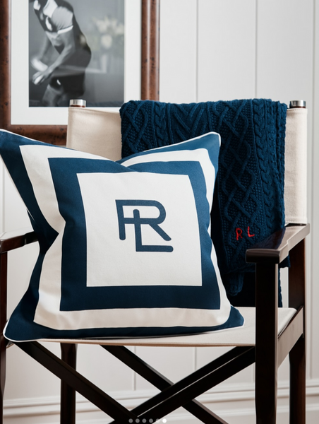 Poduszka dekoracyjna Holton Navy White marki Ralph Lauren Home