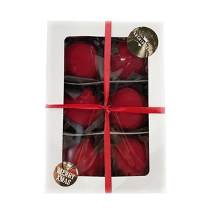 Christmas bauble in red color