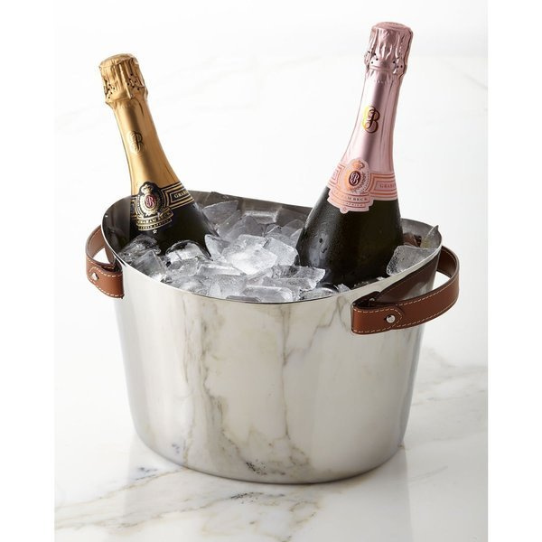 Ralph Lauren Home double champagne cooler, Wyatt collection (Silver)