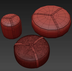 Gianfranco Ferre Home Brooklyn pouf