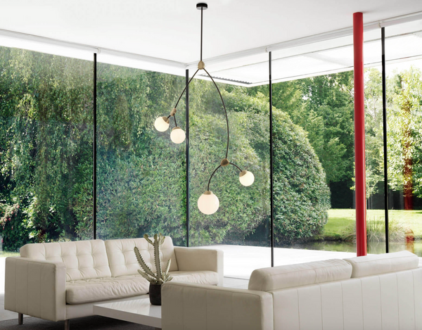 Ivy chandelier by CTO Lighting