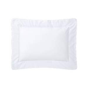 Yves Delorome pillowcase, from the Flandres (Blanc) collection