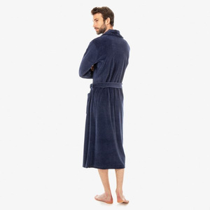 Szlafrok Ralph Lauren Home, z kolekcji Velvet (navy)