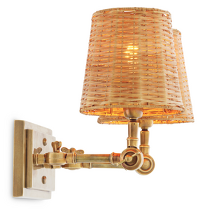 Wentworth Double Wall Lamp by Eichholtz