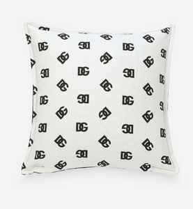 Dolce&Gabbana canvas cushion, DG Logo 