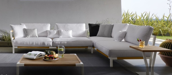 Smania Salò 335 garden sofa