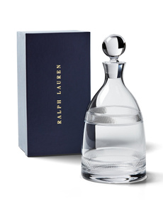 Ralph Lauren Home crystal decanter, from the Langley collection