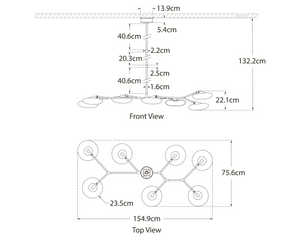 The Brindille Brindille XL chandelier by Champalimaud 