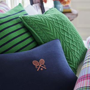 Poduszka dekoracyjna Ashby Navy Ralph Lauren Home, z kolekcji Summer Hill 