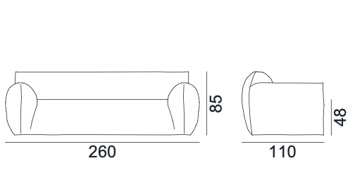 Nuvola 12 sofa by Gervasoni 1882