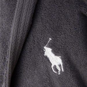 Ralph Lauren Home bathrobe, from the Player collection (Charcoal)