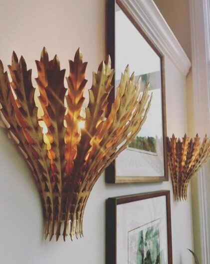 Aerin Hampton wall lamp by Visual Comfort