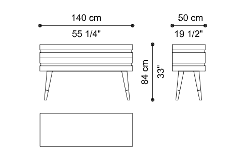 Komoda Sean marki Gianfranco Ferré Home