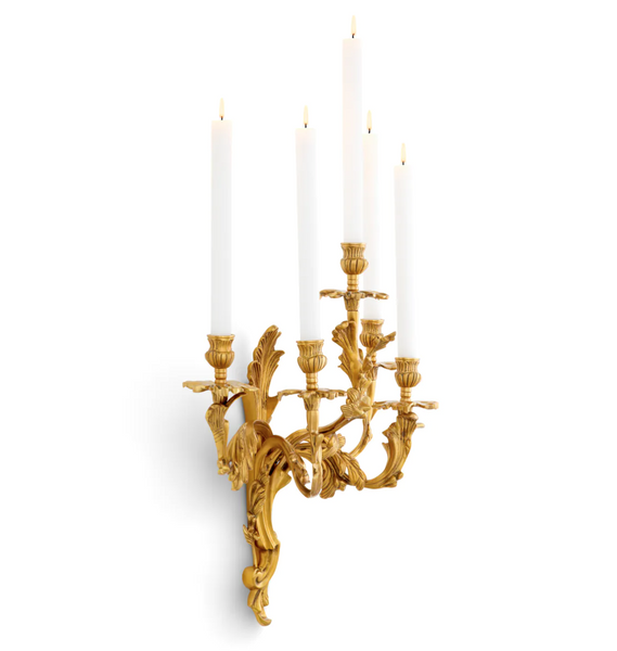 Lumière wall candle holder by Eichholtz
