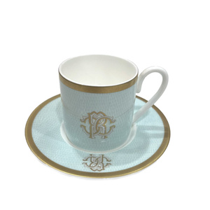 Roberto Cavalli Home coffee cup, from the Lizzard (Sunrise) collection