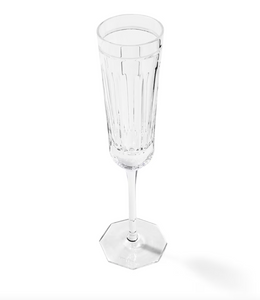 Set of two Ralph Lauren Home champagne glasses, from the Coraline collection