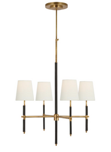 Bryant Large Wrapped Chandelier by Thomas O'Brien Bryant Large Billiard pendant lamp by Thomas O'Brien by Visual Comfort