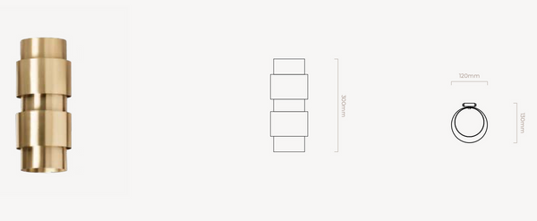 Ring wall lamp by CTO Lighting