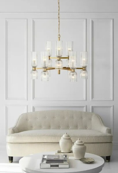 Aerin Asalea Medium Chandelier by Visual Comfort