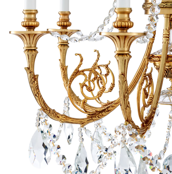 Duvaux chandelier by Eichholtz